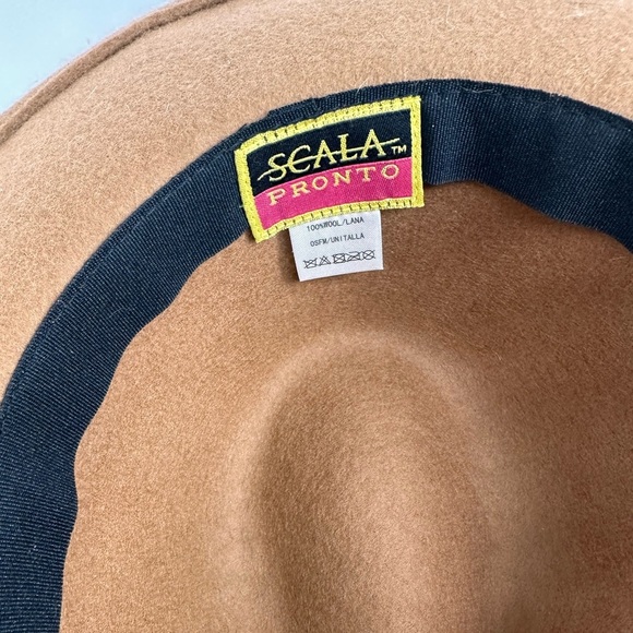 100% Wool Feather Detail Fedora - Picture 5 of 6